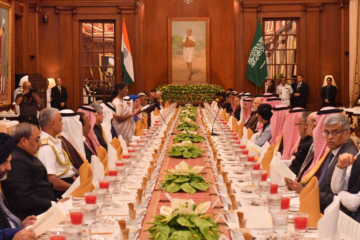 Indian President Hosts Saudi Crown Prince: Aims to Strengthen Bilateral Ties
