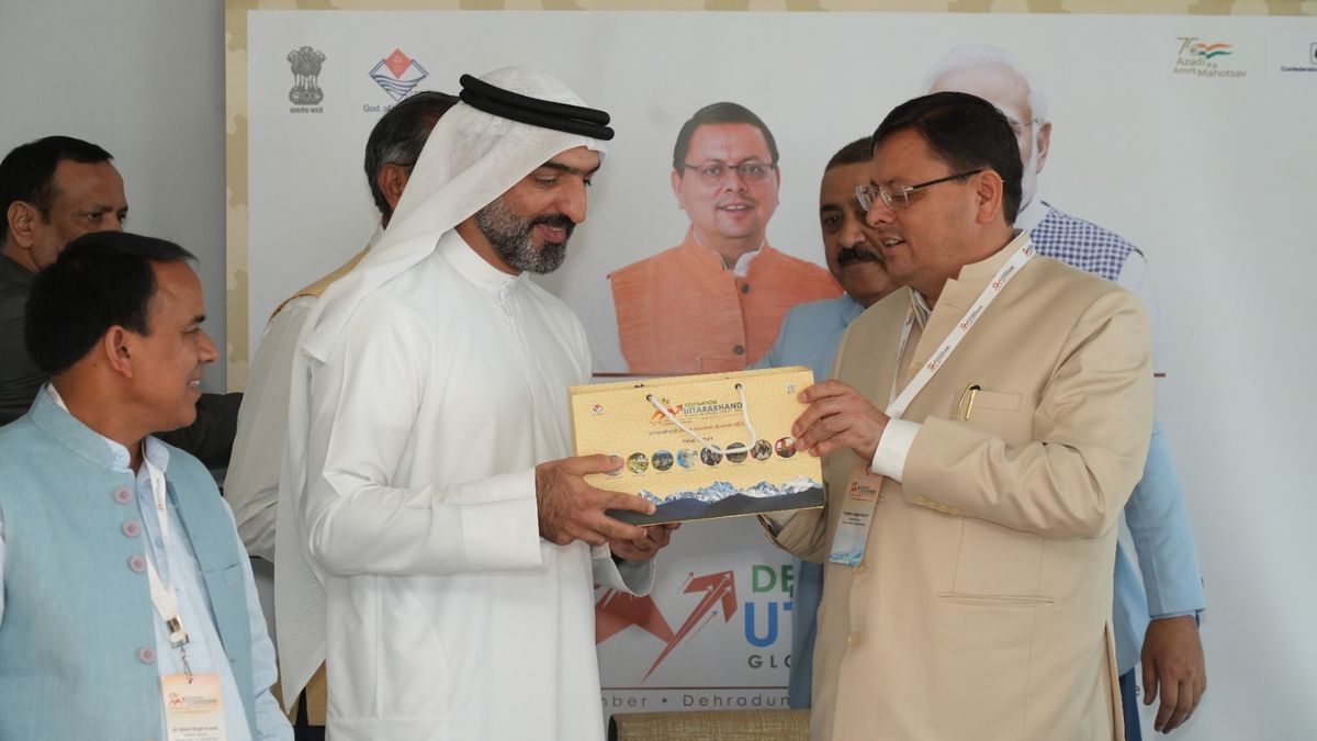 Uttarakhand Chief Minister Dhami Inks MoUs Worth ₹5450 Crore at Dubai Road Show